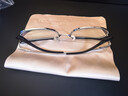 蔡司（ZEISS）镜片近视眼镜框男半框防蓝光辐射可配带散光度数眼睛女钛合金镜架 升级钛材 黑银 配colorein镜片1.60防蓝光 0-800度 实拍图