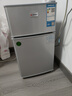 志高（CHIGO）小冰箱迷你小型家用冷藏冷冻两用宿舍出租房用双门办公室电冰箱节能省电 【店长推荐】48L银色【三天约一度电】 实拍图