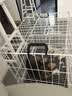 北鼻狗狗笼小中大型犬狗笼子猫笼带厕所加粗折叠宠物笼子柯基笼幼犬狗笼 白色加粗狗笼61*42*50CM【15斤内】 实拍图