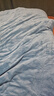 京东京造 220g牛奶绒四件套 A类秋冬加厚高克重法兰绒保暖双人床单枕套被套 1.8米床 海澜 实拍图