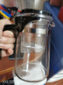 水仙飘逸杯泡茶壶家用泡茶杯茶水分离茶具套装一键过滤玻璃壶办公茶杯 侧压【飘逸壶】500ML 实拍图