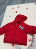 巴拉巴拉童装儿童羽绒服男童女童2025新款春装拜年服红色国风宝宝外套加厚 实拍图