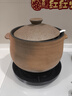 荥窑釜荥经砂锅煲汤家用炖汤砂锅汤煲燃气灶无釉砂锅炖肉瓦煲汤锅砂锅煲 无氧还原+开锅 7L 实拍图