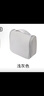 MUJI 聚酯纤维 可吊挂式洗脸用具盒 化妆包旅行便携洗漱包 浅灰色 宽16*长19*厚度6cm 实拍图