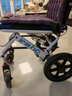 迪护手动轮椅折叠老人专用出行轻便旅行手推车可折叠便携式老年铝合金 实拍图