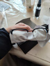 CAPONI纯钛近视眼镜理工男超轻半框变色防蓝光平光镜女斯文眉形可配度数 实拍图