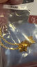 牧笛（MUDI）黄金星星耳线足金999耳饰小巧五角星耳钉短款24K金耳环新年礼物 足金999星星耳线/单只【送品牌礼盒】【重约0.28g】 实拍图