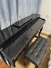 海蒂诗 电钢琴88键重锤电子钢琴儿童初学幼师专业成人家用数码立式钢琴 P-313烤漆黑-蓝牙-全重锤-配琴凳 实拍图