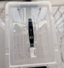 SPACEXPERT 衣物收纳箱特大号塑料整理箱车载储物箱50L透明 1个装 带提手 实拍图
