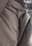 京东京造冬季黑金鹅绒服保暖抗寒三防户外运动羽绒服男长款外套 中灰色 L 实拍图