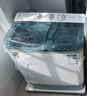 小鸭6公斤 洗衣机半自动家用 双电机大容量双桶双缸波轮洗衣机脱水甩干迷你双筒 半自动洗衣机 6公斤【店长推荐|洗脱分离|蓝光洁净】 实拍图