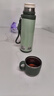 希乐保温杯男士316不锈钢泡茶水杯女学生户外便携车载杯大容量带提绳 实拍图