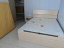 全友家居 原木风高箱储物收纳床1.5米x2米现代简约小户型卧室双人床 实拍图