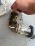 九牧（JOMOO）黄铜球阀全开大流量三角阀燃气热水器水阀加厚球阀套装02106 实拍图
