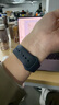 苹果 Apple Watch Series 11/10/9/8/7代原装运动硅胶/耐克表带通用版 全新未使用午夜色硅胶 44mm/45mm/46mm通用 实拍图