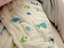 棉之润婴儿纱布浴巾6层A类纯棉新生儿童包被男女宝宝洗澡巾105*105cm 实拍图