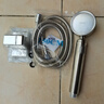 JOCBO【德国】304不锈钢增压花洒通用接口高压单头花洒头手持淋浴花洒 不锈钢过滤花洒【一键止水】+1.5米防爆管+旋转支架 实拍图