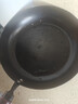 阎铁匠章丘平底锅煎锅无涂层家用铁锅烤肉煎锅牛排锅煎蛋锅老式熟铁28cm 实拍图