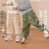 嘟嘟家宝宝裤子加绒冬季男童冬装保暖女童长裤潮儿童休闲裤 咖色小熊110 实拍图