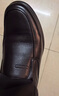 卡帝乐鳄鱼（CARTELO）皮鞋男士头层牛皮软底舒适一脚蹬商务休闲爸爸男鞋 6931 黑色 42  实拍图