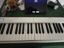 特伦斯折叠钢琴88键便携式电钢琴成人儿童电子琴重力度键盘V30pro钢琴 时尚白+专用琴包 实拍图