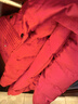 坦博尔羽绒服女中长款连帽休闲妈妈款加厚外套510506D 国风红提花 160  实拍图