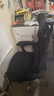 南皇人体工学椅护腰电脑椅久坐不累办公椅电竞椅男可调节腰靠学习后躺 悬浮双背升降黑-4级气杆-铝合金脚-155°无极后躺 120-155度(含) 联动扶手 实拍图