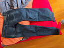 HLA海澜之家厚款牛仔裤男山不在高系列时尚休闲绣花裤子男冬季 实拍图