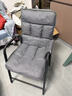 汤凯颐电脑椅懒人沙发宿舍家用靠背椅可躺可调办公椅学生折叠座椅电竞椅 百搭灰+储物袋【靠背五档调节】 实拍图