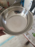 【不锈钢】和面盆厨房烘焙家用火锅盆洗菜打蛋汤锅盆醒面盆料理盆 32cm【热卖款】不锈钢 和面盆 实拍图