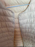 鸭鸭（YAYA）佟丽娅同款轻薄羽绒服女短款秋冬羽绒内胆轻型薄款保暖外套GF 米白色【女款】 XL 170 实拍图