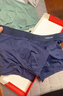 猫人男士内裤男平角裤冰丝抗菌大码宽松中腰u凸四角短裤衩4条XL 实拍图