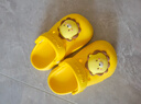 牧童儿童拖鞋夏男宝宝洞洞鞋软底女童卡通洗澡婴幼儿家居鞋奶狮黄160 实拍图