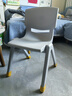 好尔塑料凳子加厚板凳可叠摞靠背椅宝宝餐椅塑料椅子家用小凳子蓝30cm 实拍图