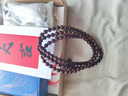 龍隐正宗小叶紫檀手串男女士款文玩手链檀香木佛珠子转运正品高端情侣 带金星款8mm*108颗（京仓速发） 实拍图