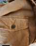优衣库男装女装灯芯绒工装衬衫长袖衬衣休闲复古480295 31 米色 S 实拍图