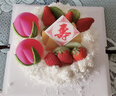 京集寿桃祝寿生日蛋糕老人糕点礼盒聚餐同城当天配送父母当日达到1磅 实拍图