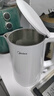 美的（Midea）电热水壶家用烧水壶年货泡茶0涂层食品级304不锈钢自动断电双层防烫全钢无缝1.5L大容量 MK-HJ1566 实拍图