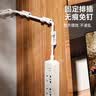 毕亚兹 理线器 内径10mm电线卡扣免打孔网线固定器走线神器墙贴自粘桌面收纳整理夹黑色 20个装 实拍图
