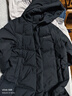 波司登冬羽绒服女士中长款休闲加厚90绒连帽百搭外套B250245122 实拍图
