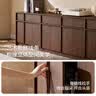 林氏家居骨骼线电视柜客厅家用2026新款落地收纳储物小户型复古胡桃色YZ1M 实拍图