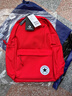 Converse匡威双肩包男女童简约书包新款时尚运动背包初高中生防水书包 经典红色 【30CM*11.5CM*44CM】 实拍图