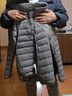 鸭鸭（YAYA）轻薄羽绒服男短款秋冬新款男士立领保暖防寒轻便外套KX 黑色 L 175 实拍图