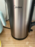 美的（Midea）电热水壶家用1.7L大容量烧水壶内外双钢防烫防干烧煮水壶316L不锈钢内胆电水壶泡茶壶 PJ17A01年货 实拍图