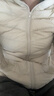 鸭鸭（YAYA）佟丽娅同款轻薄羽绒服女新款秋冬季休闲短款连帽轻便韩版排骨外套 米白色 M 实拍图