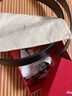 菲拉格慕（Ferragamo） 腰带男士休闲商务正装皮带【带宽约3.5cm/可裁剪】 675542 464231/枪扣 115码【适合3尺5以内腰围】 实拍图