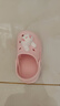 牧童儿童拖鞋夏男宝宝洞洞鞋软底女童卡通洗澡婴幼儿家居鞋萌兔粉150 实拍图