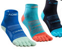 奥尼捷（AONIJIE）跑步五指袜运动袜子男女马拉松装备健身骑行篮球袜吸汗速干休闲袜 实拍图