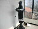 爱倍健（AIBEIJIAN） 拳击沙袋立式吸盘不倒翁沙包散打泰拳训练武术搏击健身器材家用 1.7黑人形【橡胶减震小钻石桶】 实拍图