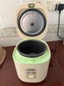 苏泊尔（SUPOR）电饭煲电饭锅1.2L迷你1-2人麦饭石色内胆多功能小电饭煲SF12FB627B 牛油果绿 1.2L 实拍图
